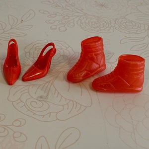Vintage Barbie Shoes, Vintage Barbie Fashion shoes, 12&quot; doll shoes, Barbie doll shoes, Barbie Shoes, Doll Shoes