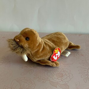 Vintage TY Beanie Baby, TY beanie Walrus, Ty Paul, Ty Beanie Baby, TY Beanie Babies, 90s Beanie Babies doll