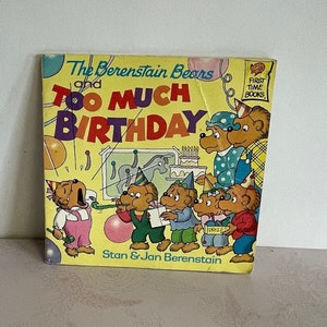 The Berenstain Bears Book, Vintage Berenstein Bears book, Vintage Berenstain Bears Paperback book