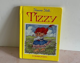 80s illustrated books Treasure Trolls Book, Treasure Trolls Tizzy Book, Trolls book, Treasure trolls storybook, vintage trolls book