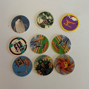 Vintage Pogs Lot, Pogs, Vintage Pogs , 90s Pogs, Pogs game