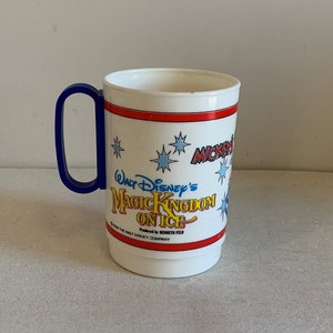 Vintage 1988 Walt Disney&#39;s World on Ice cup, Walt Disney Coffee Cup, Magic Kingdom on Ice cup, Disney Mickey Mouse Cup, Diamond Jubilee cup