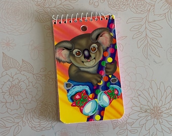 Vintage 1990 Lisa Frank Koala Mini Memo Book