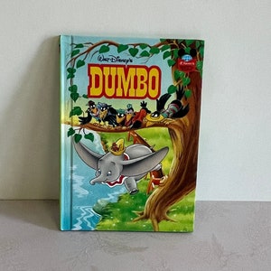 Vintage Disney Storybook, Vintage Disney Dumbo Book, Walt Disney Book , Walt Disney wonderful world of reading, Disney Dumbo Storybook