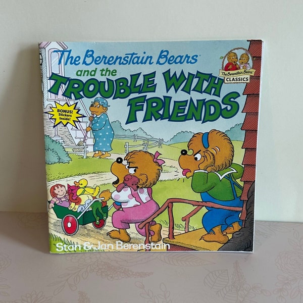 The Berenstain Bears Book, The Berenstein Bears book, Berenstain Bears Paperback book, berenstain bears stickers