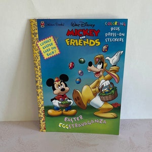 Walt Disney Mickey and Friends Coloring book, Easter coloring book, Mickey Mouse Coloring book, Golden Book Walt Disney&#39;s Favorite Friends