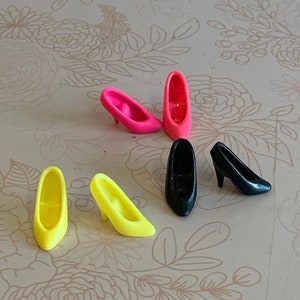 Vintage Barbie Shoes, Vintage Barbie Fashion shoes, 12&quot; doll shoes, Barbie doll shoes, Barbie Shoes, Doll Shoes