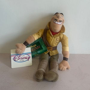 Disney Store bean Bag doll, Disney Tarzan Beanie Baby, Disney bean bag doll, Disney Tarzan Claytondoll, Disney Clayton beanie baby