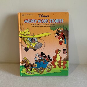 Vintage 1989 Disney&#39;s Mickey Mouse Stories Book