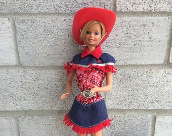 cowgirl barbie 80s