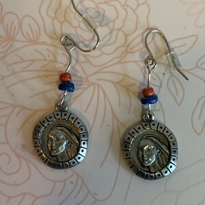 Vintage Disney Pocahontas Earrings, Pierced Jewelry