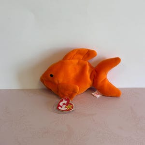 Vintage TY Beanie Baby, 90s Ty beanie Baby, Ty Beanie Babies, 1993 TY Beanie Baby Goldie fish, TY fish, Beanie Babies