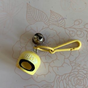 Vintage BMX Bell Charm, Vintage 80s Bell Charm, 80s Fashion Jewelry, 80s bell charm, Vintage Bell Charms, Plastic Bell Charms