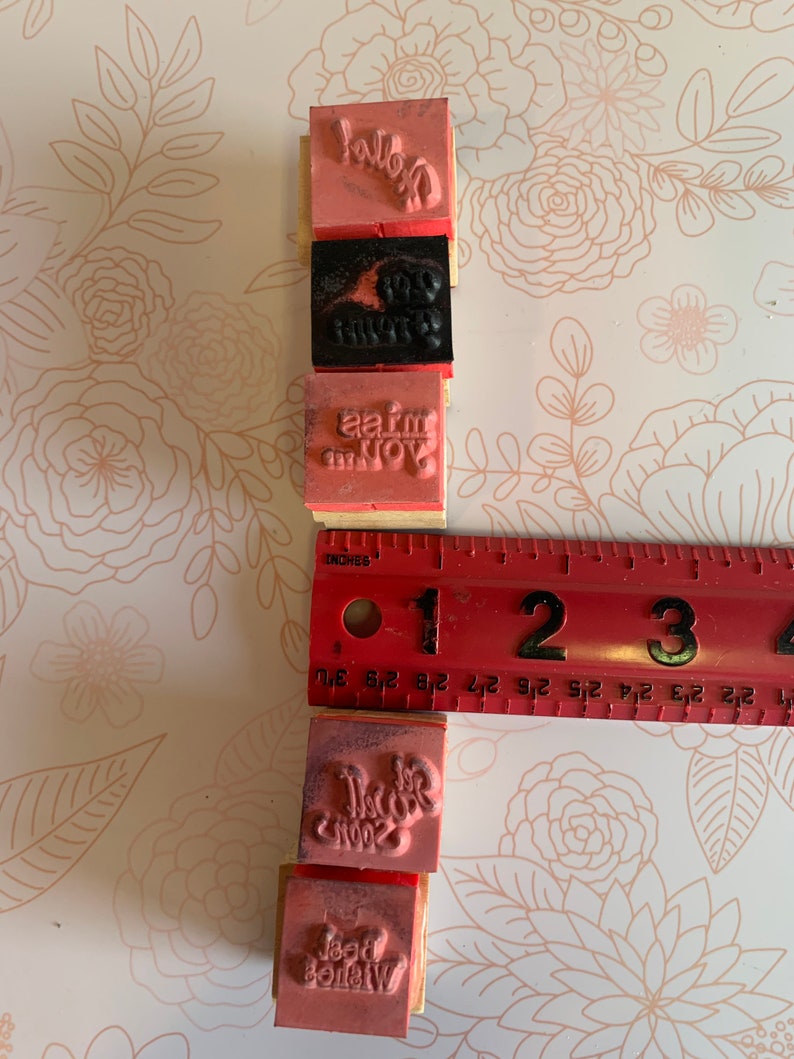 Stamp Lot Rubber Stamps Ink Stamps Crafting Stamp Lot Etsy