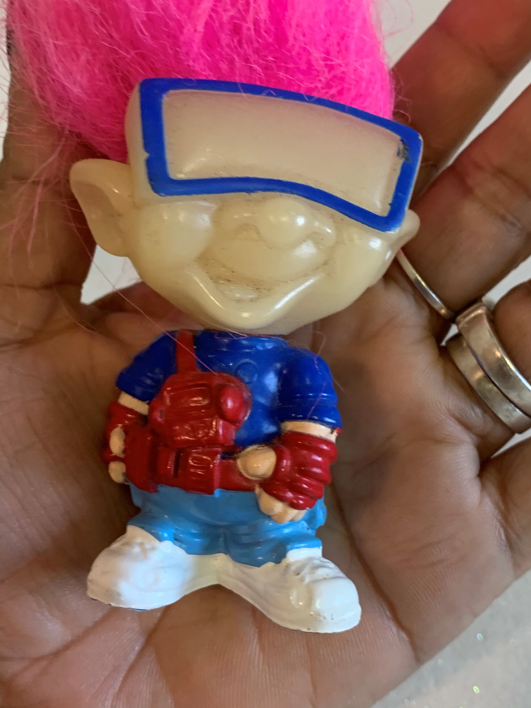 海外輸入人形 Burger King Glowビンテージ トロール Trolls Burger King Troll Dolls Glow in the Dark Vintage 1993 90s
