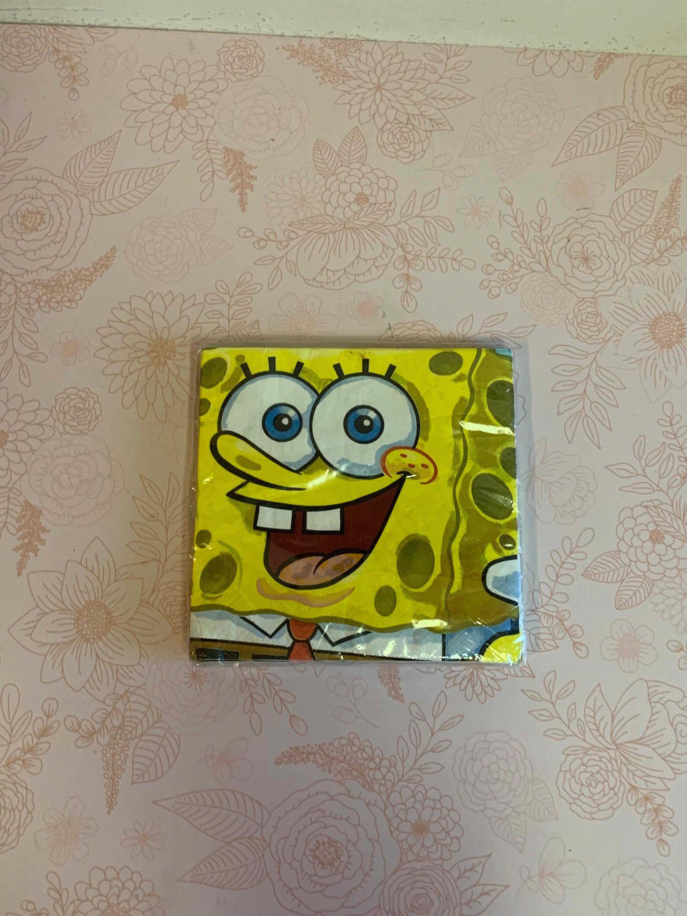 Birthday Party Napkins Spongebob Napkins Spongebob Party Napkins Luncheon Napkins Party Napkins Designware 2 ply Napkins
