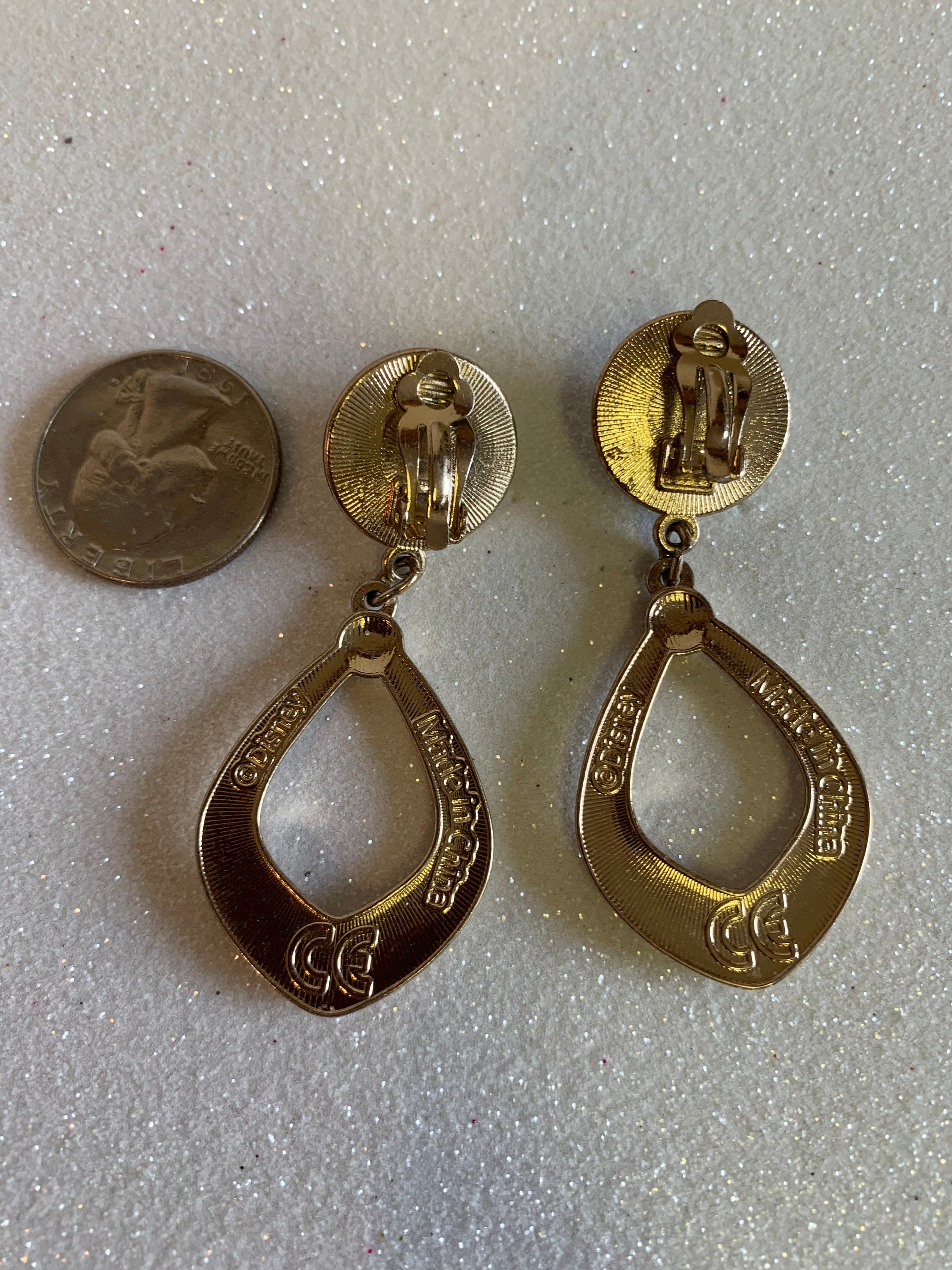 Vintage Disney Earrings Disney Clip on Earrings Costume Etsy