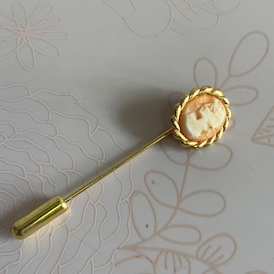 Vintage Stick Pin, Gold tone Stick Pin,  stick Pin, Vintage Pin, Vintage Neck tie pin, Scarf Stick pin