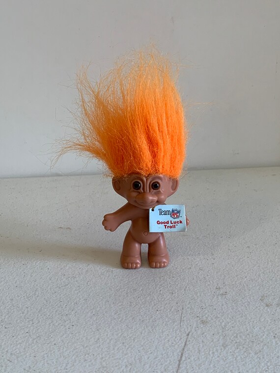 Vintage Orange Hair Toll Doll Vintage Troll Doll 90s Troll Etsy