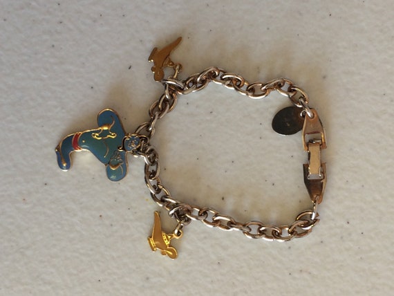 Disney Aladdin Charm Bracelet, Vintage Disney Charm Bracelet, Aladdin  Bracelet, 90's Disney Aladdin Charm Bracelet Enameled Bracelet - Etsy