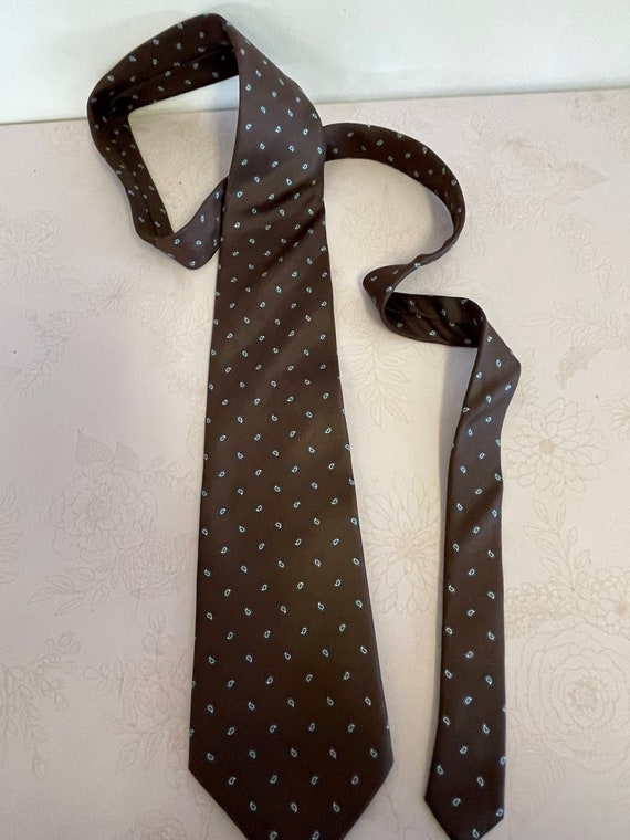 Vintage Stafford Neck tie, Men's Neck tie, brown … - image 3
