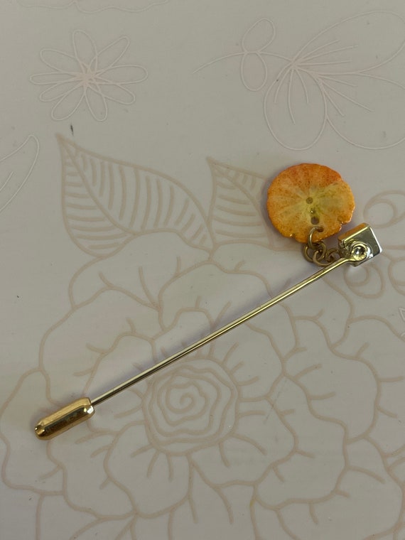Vintage Stick Pin, Gold tone Stick Pin,  stick Pi… - image 2
