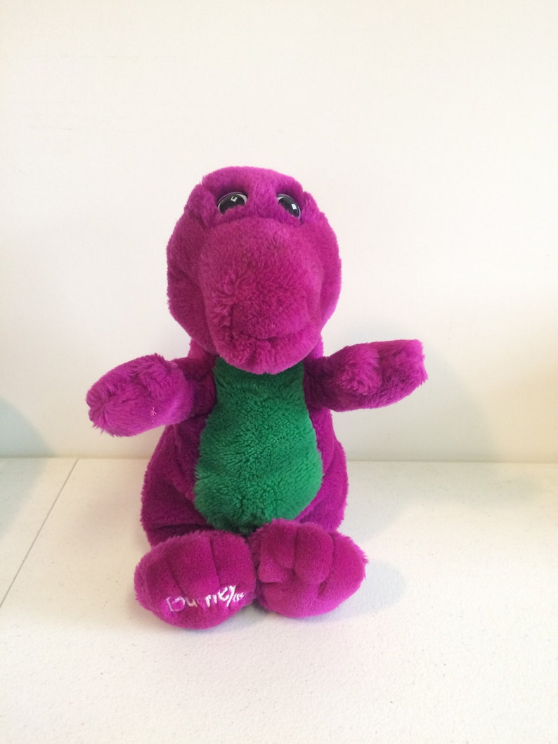 stuffed barney doll