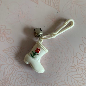 Vintage 80s Bell Charm, 80s Fashion Jewelry, 80s bell charm, Vintage Bell Charms, Plastic Bell Charms