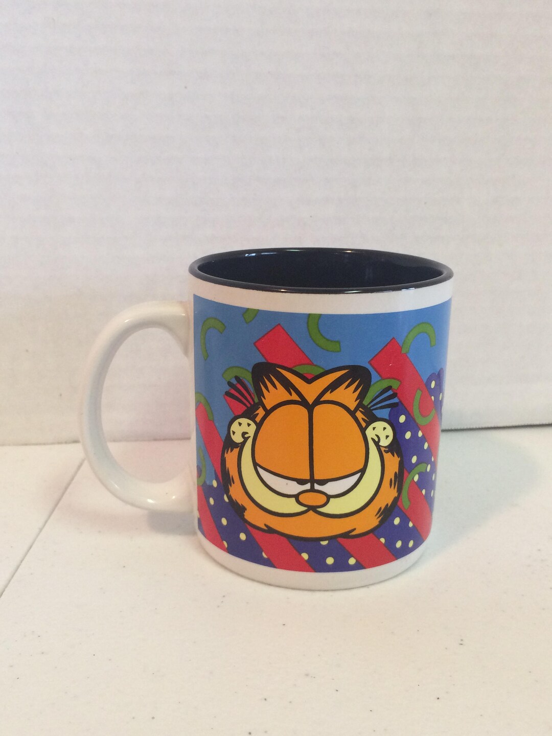 Vintage Garfield Coffee Cup Garfield Coffee Cup Garfield - Etsy