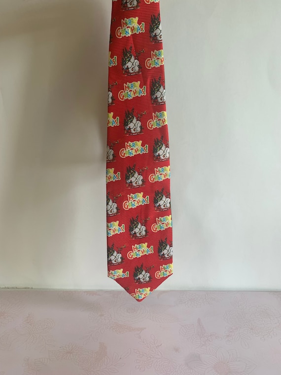 Vintage Dr Seuss Grinch Neck Tie, Dr. Seuss Tie, … - image 1