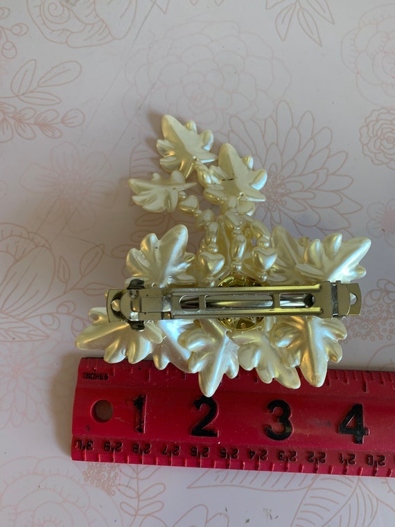 Vintage Hair Barrette, Vintage Plastic Jewels Hai… - image 5