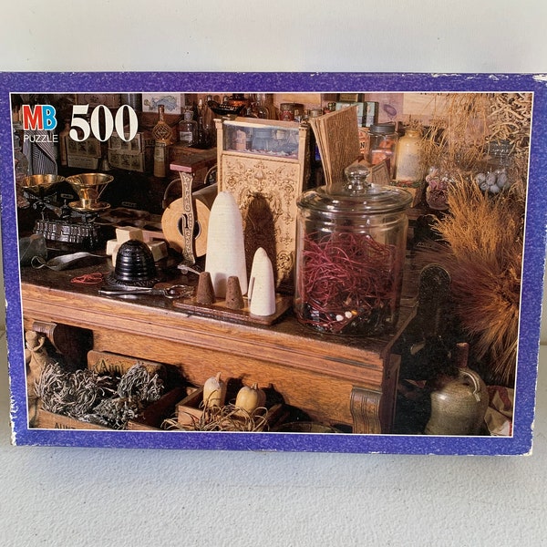 1998 Croxley Jigsaw Puzzle, 500 piece Jigsaw Puzzle, Milton Bradley Jigsaw Puzzle, MB Puzzle