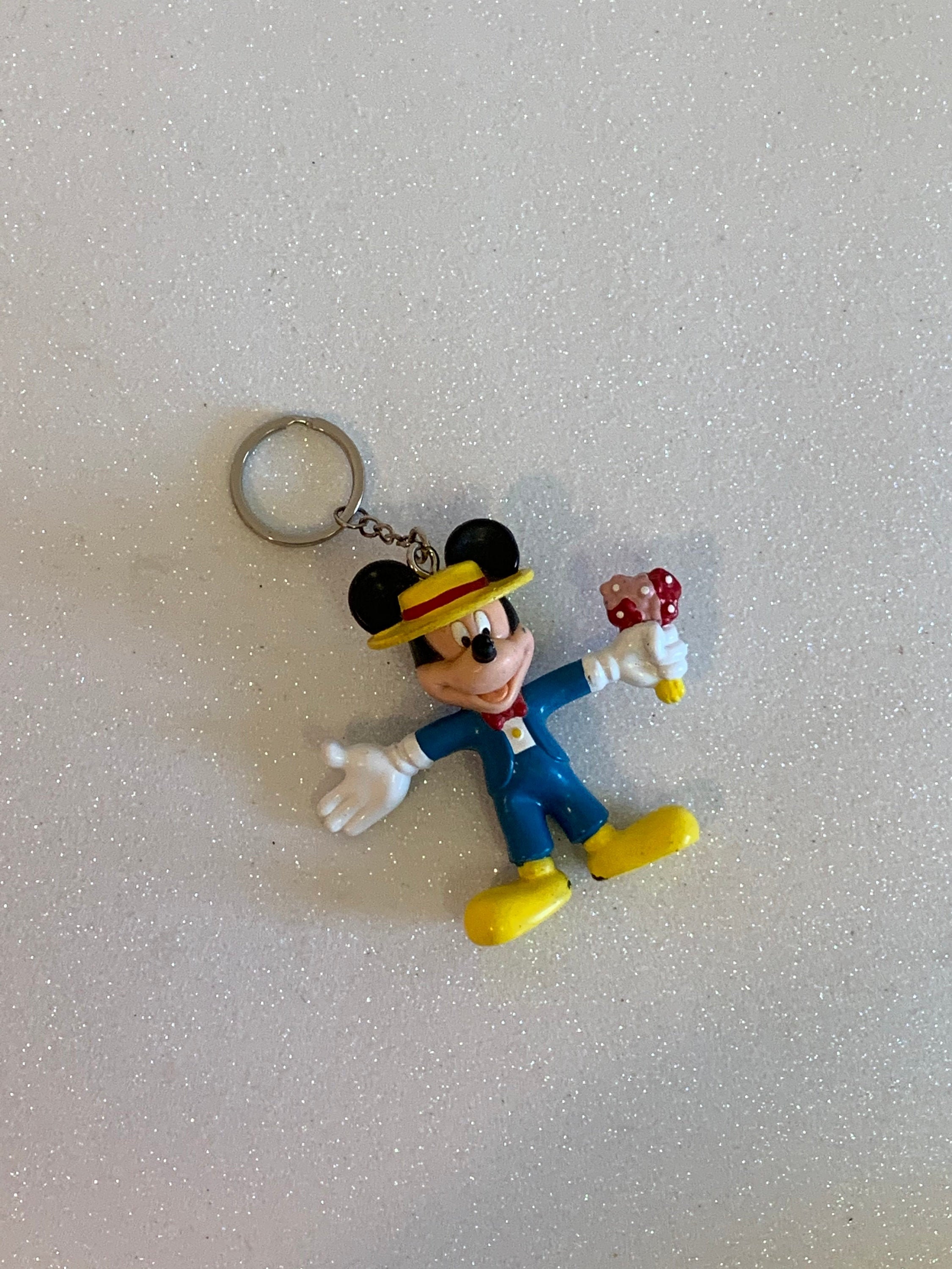 Vintage Disney Mickey Mouse Key Chain Mickey Mouse Keychain 