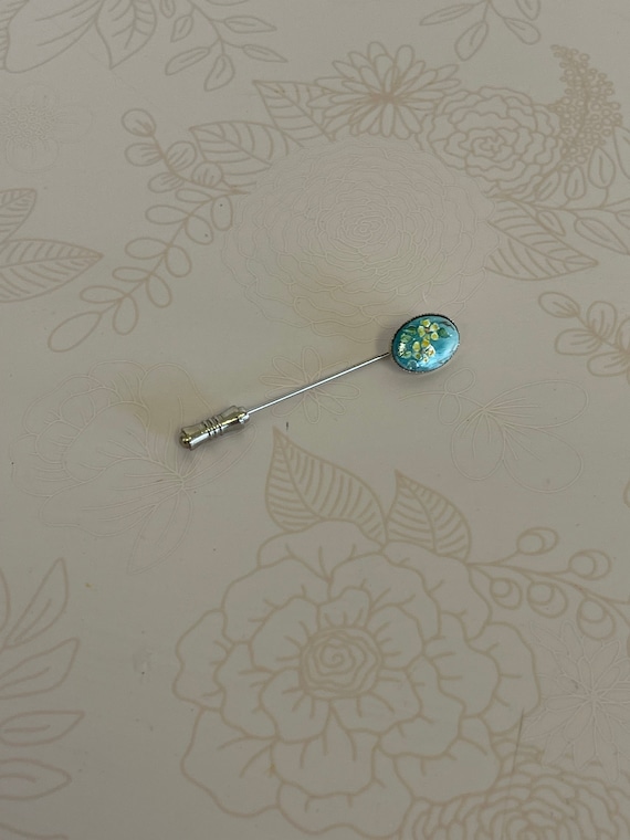 Vintage Stick Pin, Silver tone Stick Pin,  stick … - image 1