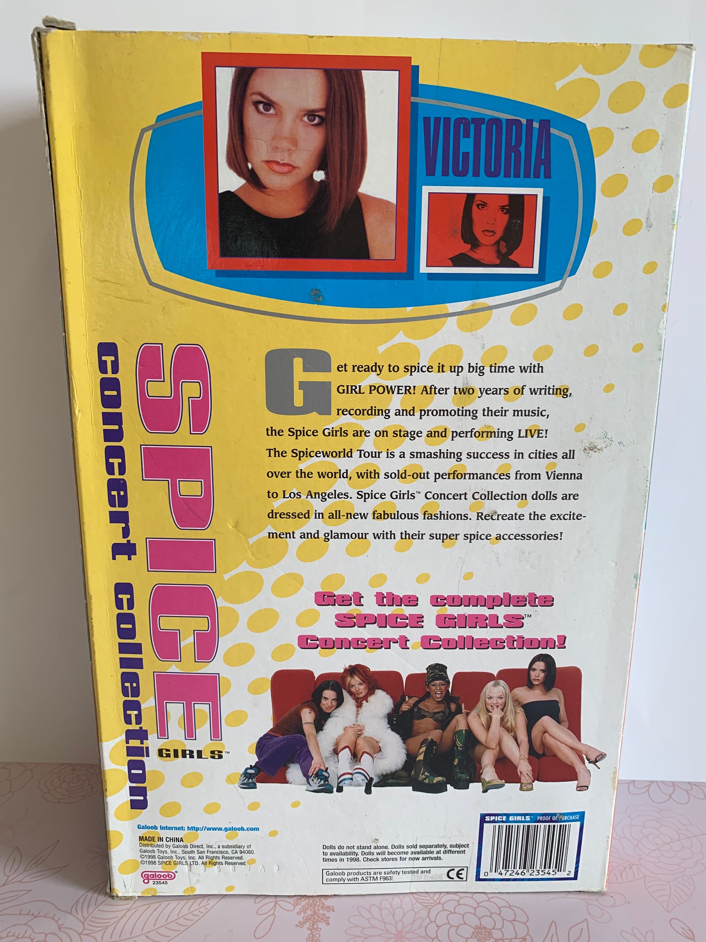 posh spice doll in box