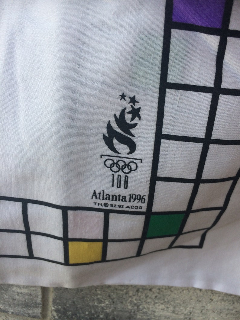 1996 Olympics mascot Izzy Pillow Case Olympics pillow Case Vintage 1996 Izzy Pillow Case Olympics Mascot Izzy