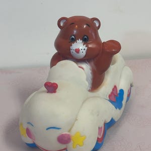 Vintage carebear tenderheart bear bath toy, carebears bath toy, Vintage 80s Careabears toy