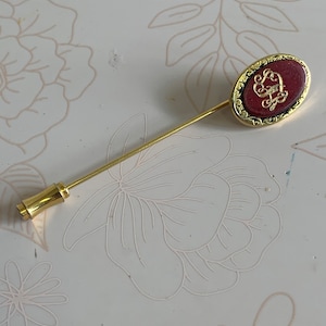 Vintage Stick Pin, Gold tone Stick Pin,  stick Pin, Vintage Pin, Vintage Neck tie pin, Scarf Stick pin