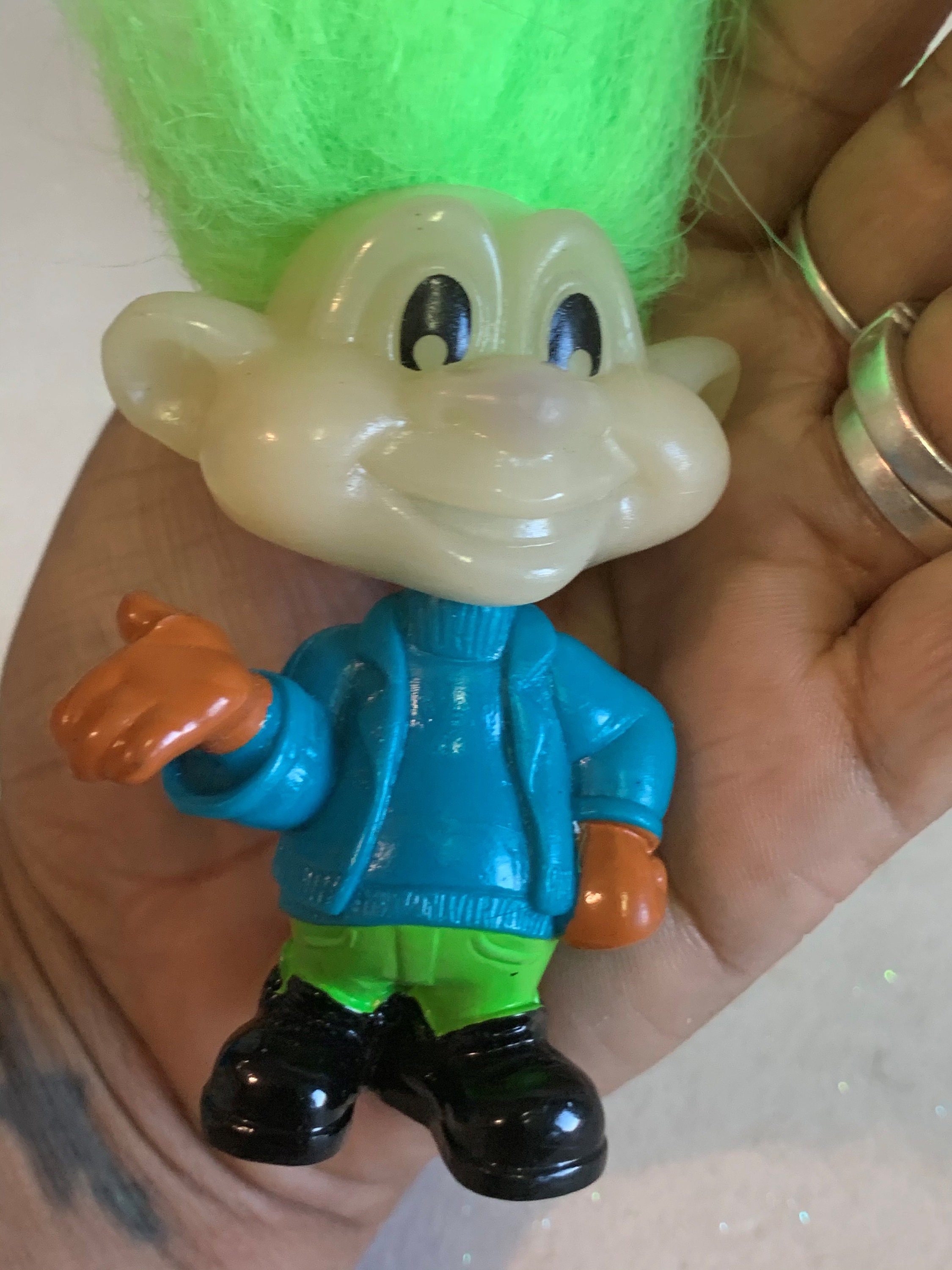 Vintage Burger King Trolls, Glow in the Dark Burger King
