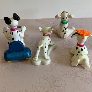 Vintage Disney Dalmation puppies Toy Figures, 101 Dalmation toys, Dalmation dog toy Figures image 6