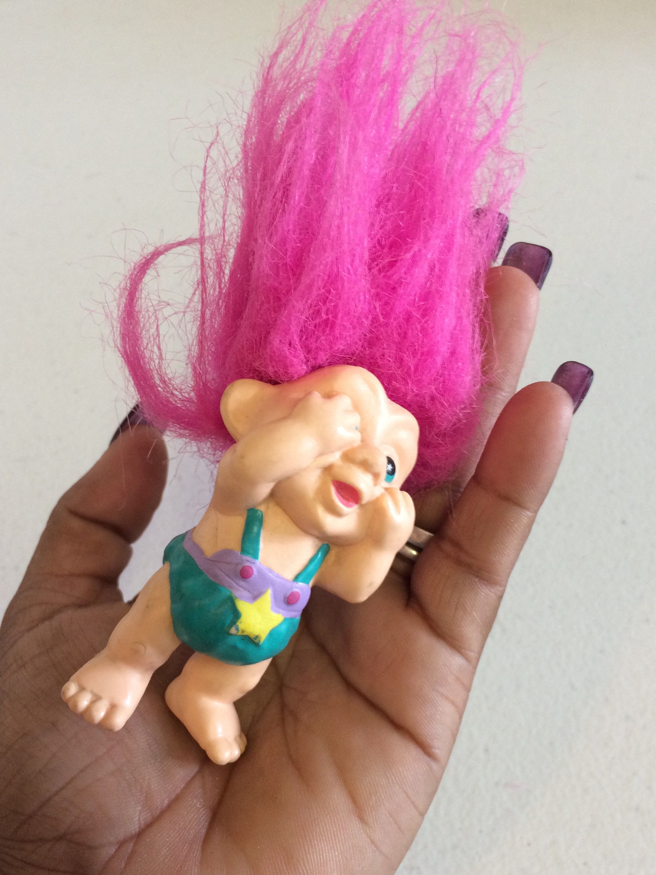 Magic Trolls Figure, Vintage Magic Troll Doll, Magic Troll