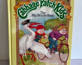 Cabbage Patch Kids book, The Big Bicycle Race book, CPK storybook, Cabbage Patch kids storybook