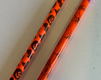 Vintage Lisa Frank Halloween Pencils (Set of 2)