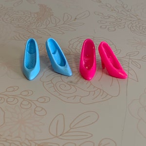 Vintage Barbie Shoes, Vintage Barbie Fashion shoes, 12&quot; doll shoes, Barbie doll shoes, Barbie Shoes, Doll Shoes