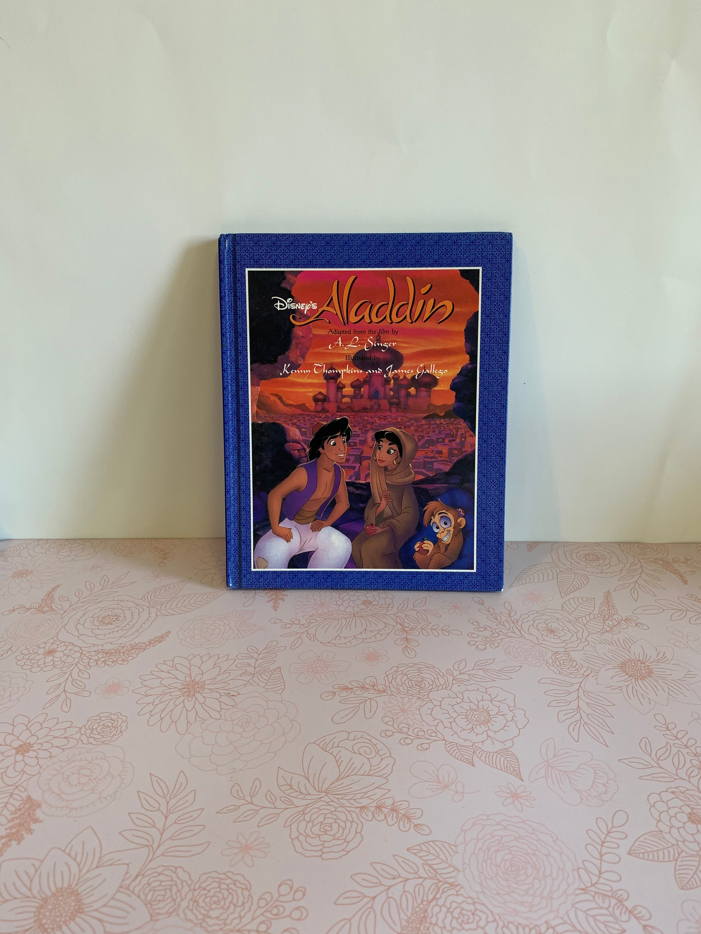 Vintage Disney's Aladdin Book, Disney Aladdin Storybook, Disney