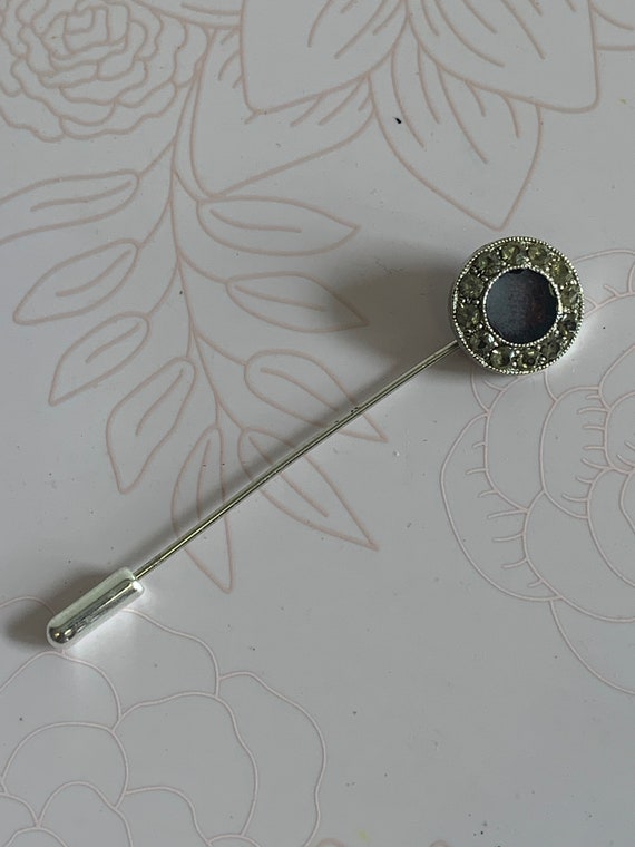 Vintage Stick Pin, Silver tone Stick Pin,   stick 