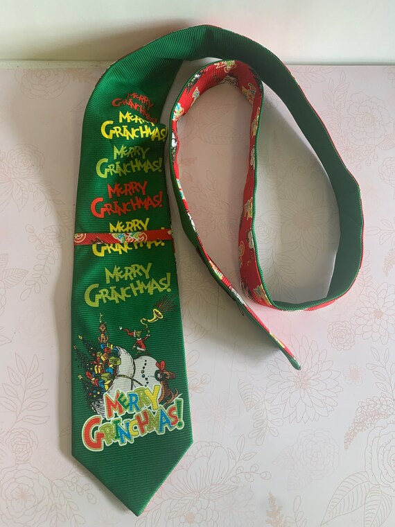 Vintage Dr Seuss Grinch Neck Tie, Dr. Seuss Tie, … - image 4