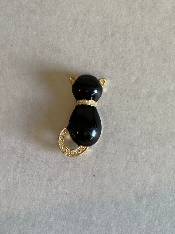 Buy Vintage Roma Jewelry Cat Brooch Roma Gold Tone Cat Brooch
