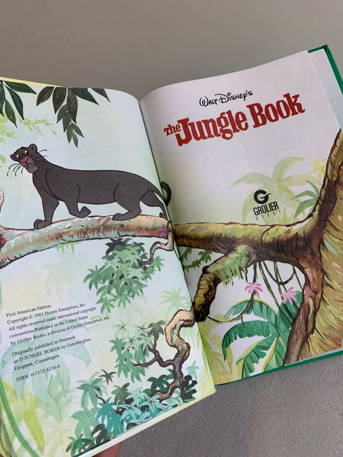 Vintage Walt Disney Storybook Disney's The Jungle Book | Etsy