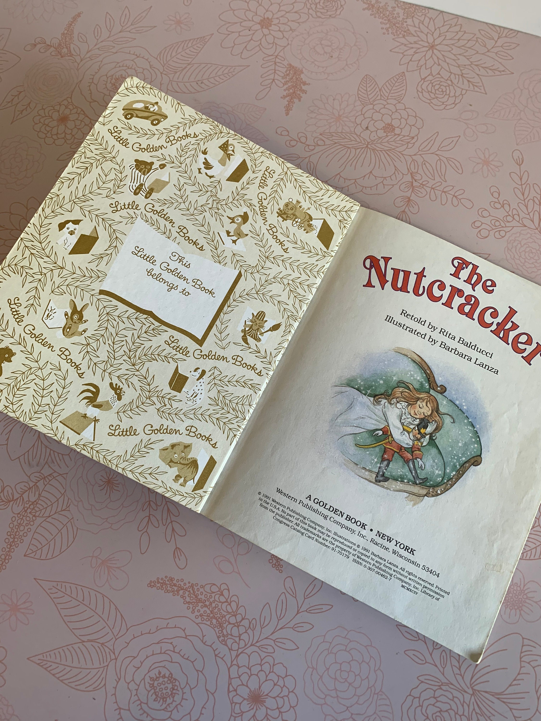 The Nutcracker Little golden Book The Nutcracker Story book | Etsy
